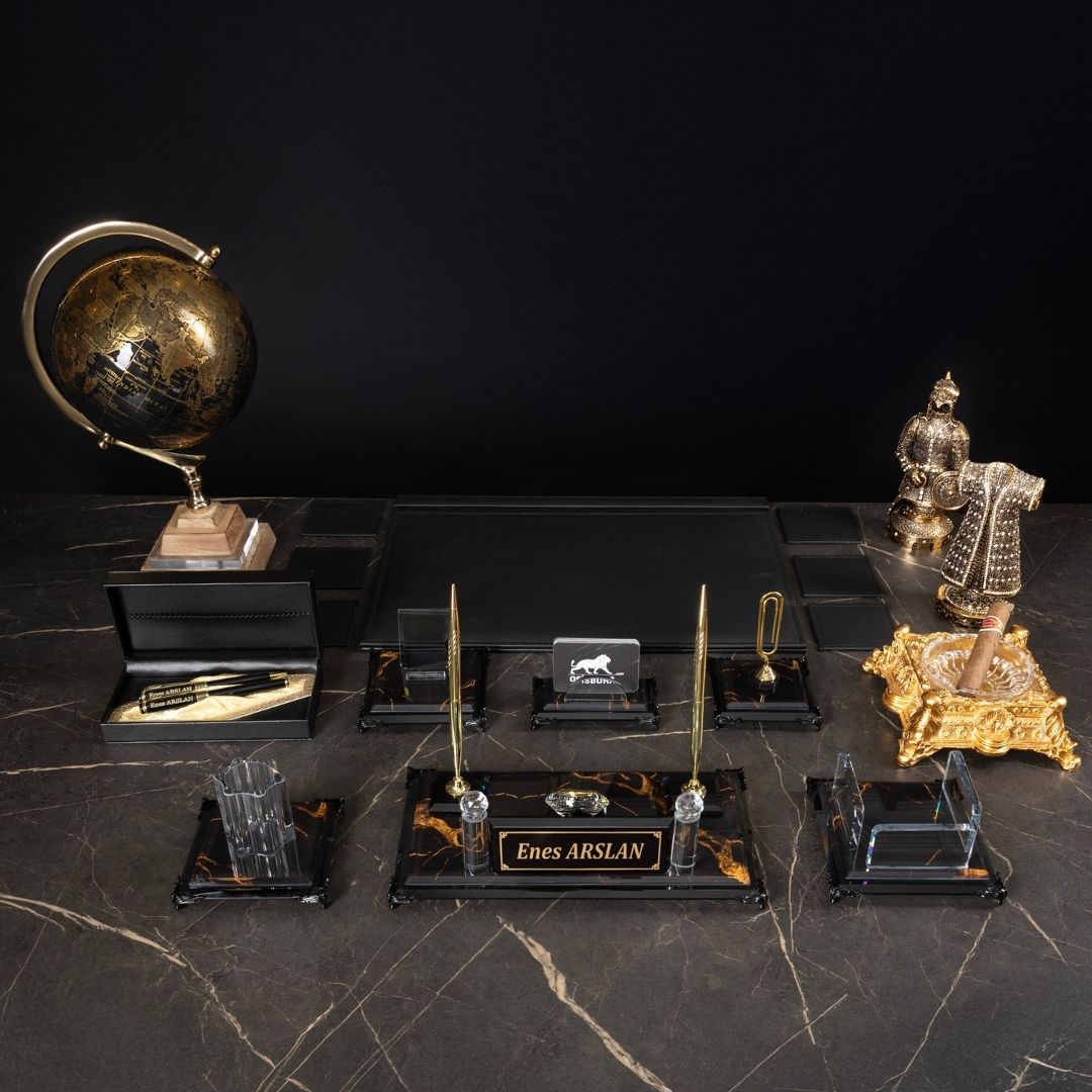 Negro | 19 Parça Premium Kristal Masa Takımı