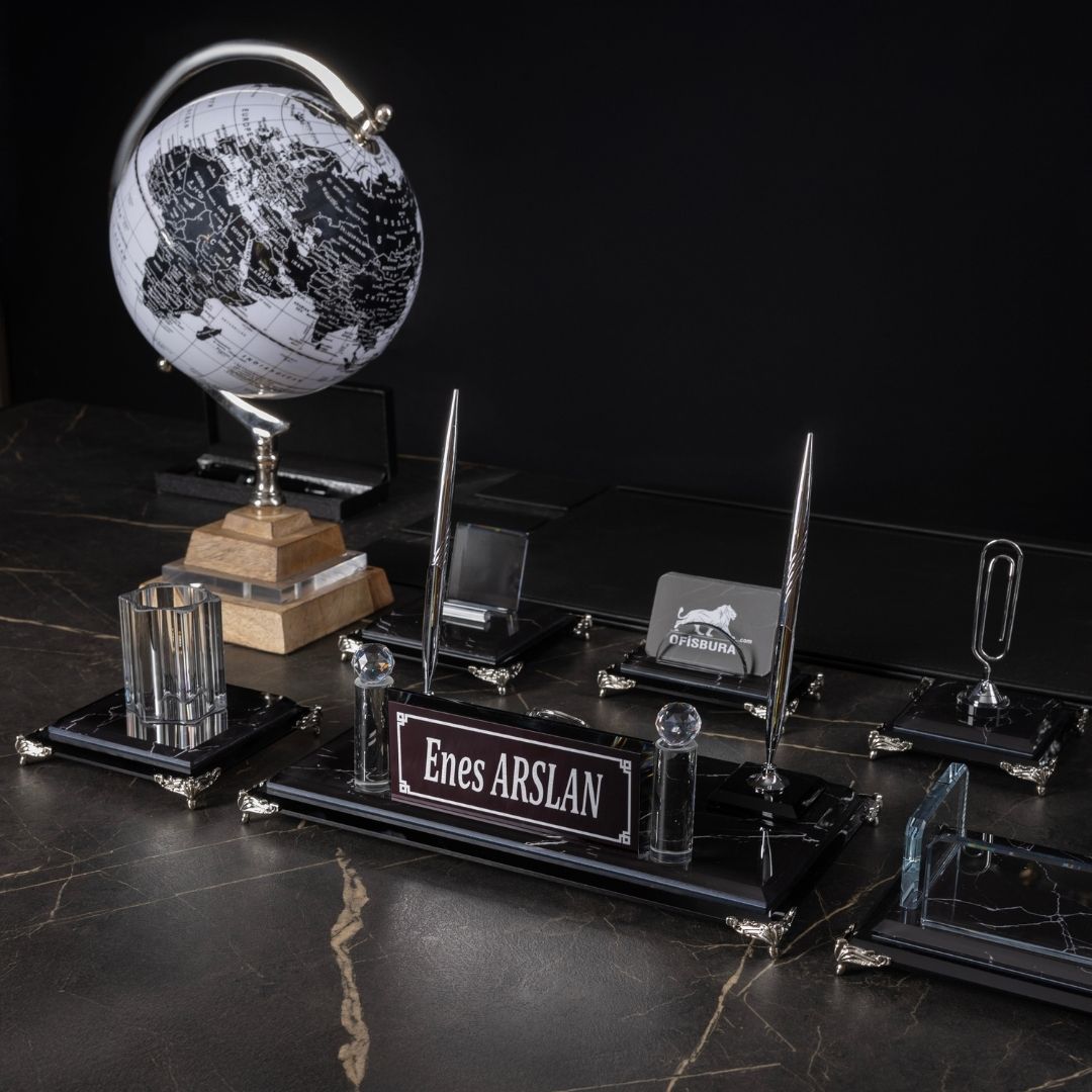 Zebra Black | 19 Parça Premium Kristal Masa Takımı