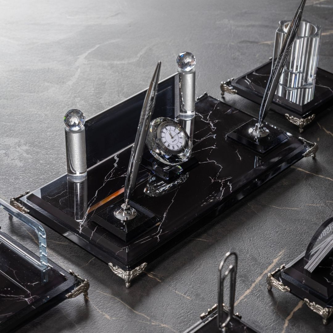 Zebra Black | 19 Parça Premium Kristal Masa Takımı