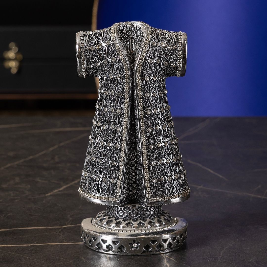 Kaftan Biblosu | 24 cm Polyester | Gümüş Renk