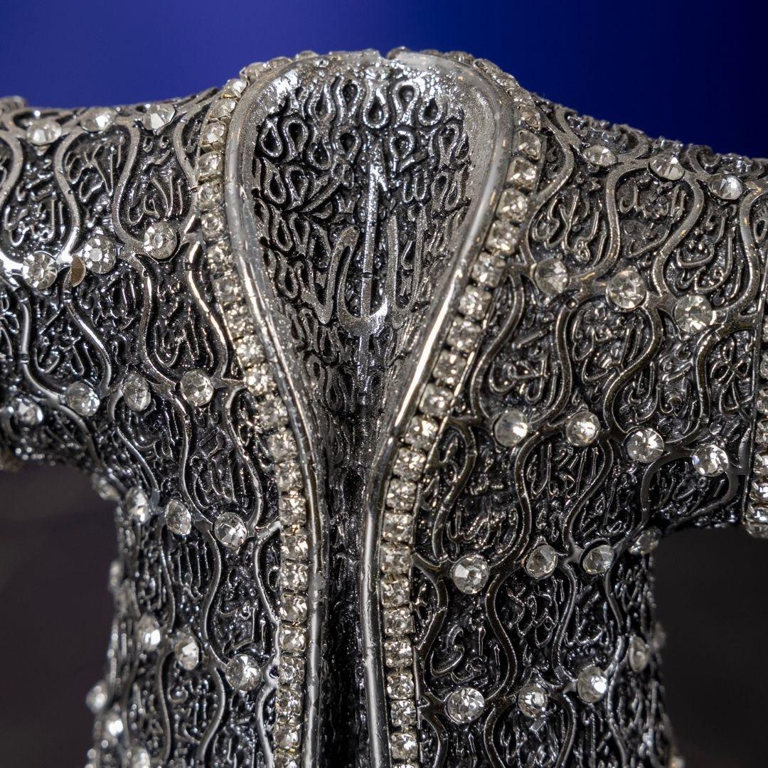 Kaftan Biblosu | 24 cm Polyester | Gümüş Renk