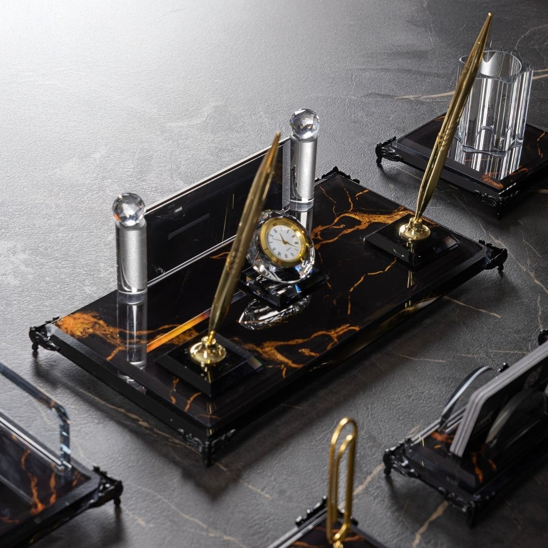 Negro | 19 Parça Premium Kristal Masa Takımı