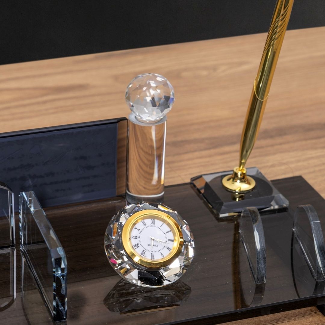 Klasik Altın | 12 Parça Premium Kristal Masa Takımı