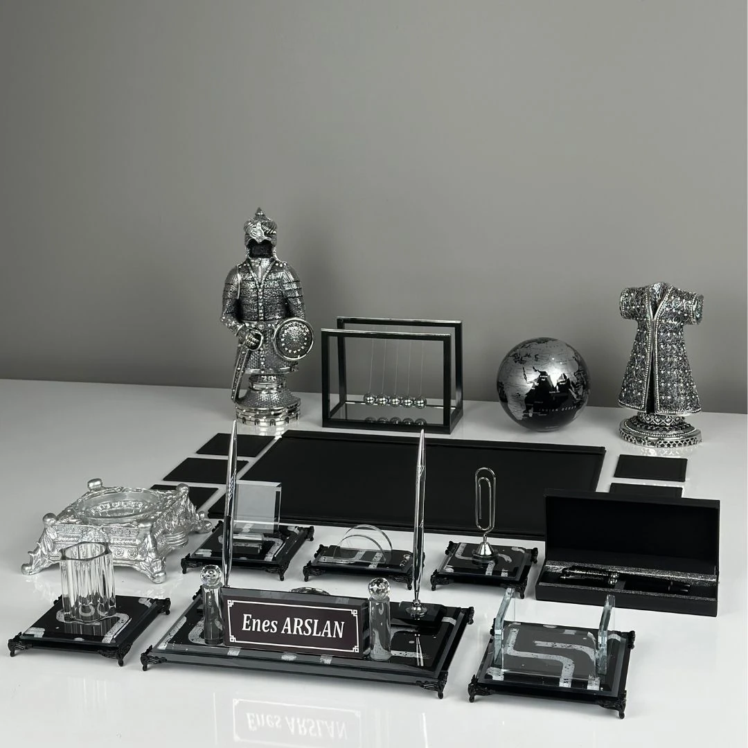 Piano Black | 20 Parça Premium Kristal Masa Takımı