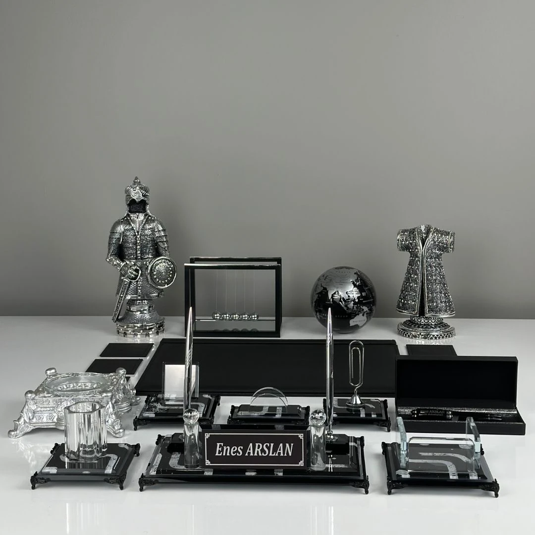 Piano Black | 20 Parça Premium Kristal Masa Takımı