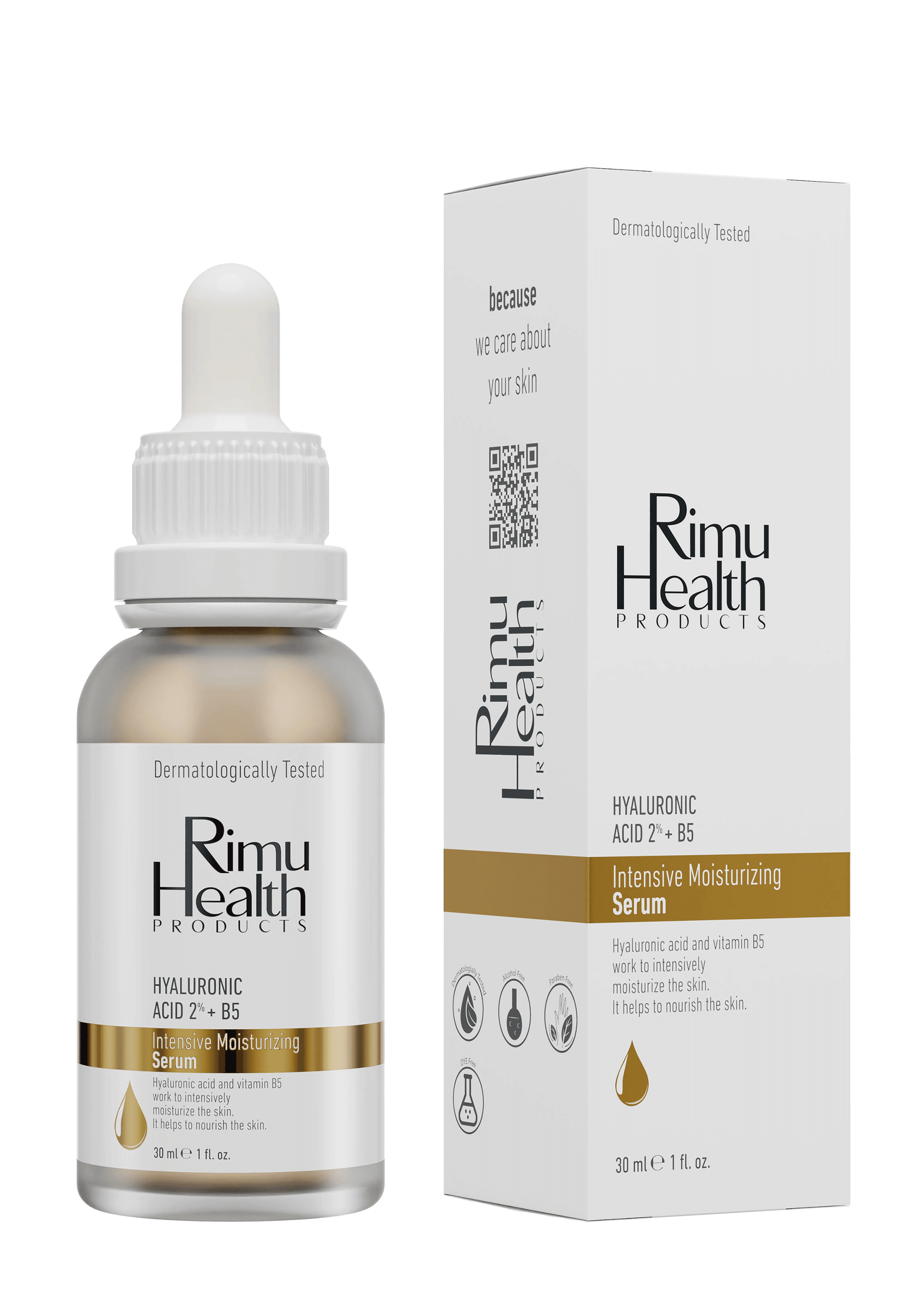 Tüm Cilt Tipleri Için Yoğun Nemlendirici Serum (Hyaluronic Acid 2% B5)