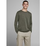 Jack & Jones 12174001 O Yaka Erkek Koyu Yeşil Kazak