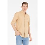 U.S. Polo Assn. Erkek Camel Gömlek Desenli 50269859-VR015