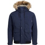 Jack And Jones Jjwinner Bomber Ceket Erkek (12211978 Lacivert Blazer)