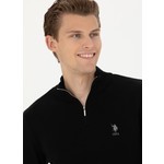 U.s. Polo Assn. Polo Yaka Slim Fit Siyah Erkek Kazak SADAB-SK23