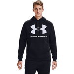 Under Armour Ua Rival Fleece Big Logo Hd Siyah Erkek Sweatshirt 1357093-001