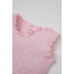 DeFacto Kız Bebek Kalp Desenli Basic Danteli Çıtçıtlı Pamuklu Body T8075A221SP