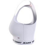 Tommy Jeans Bisiklet Yaka Beyaz Kadın T-Shirt DW0DW12945YBR