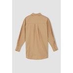 DeFacto Regular Fit Basic Uzun Kollu Gömlek Tunik Z0657AZ22HS
