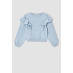 Defacto Kız Çocuk Regular Fit Volanlı Sweatshirt V1046A621AU