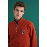 Wwf Market Koala Supersoft Quarter-Zip Sweatshirt - Kiremit