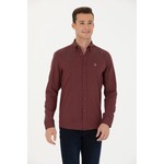 U.s. Polo Assn. Erkek Bordo Basic Gömlek 50271275-VR014