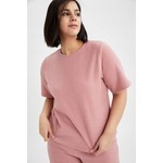 DeFacto Bisiklet Yaka Oversize Fit Kısa Kollu Tişört U0986AZ21SP