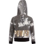 DeFacto Kız Çocuk Power Baskılı Kapüşonlu Crop  Sweatshirt T0515A621SP