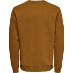 Only & Sons Ceres Life Crew Neck Noos Erkek Kahverengi Sweatshirt 22018683-15