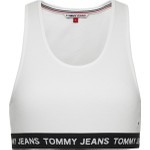 Tommy Jeans Bisiklet Yaka Beyaz Kadın T-Shirt DW0DW12945YBR