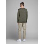 Jack & Jones 12174001 O Yaka Erkek Koyu Yeşil Kazak