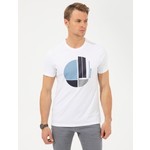 Pierre Cardin Erkek Beyaz T-Shirt 50254025-VR013