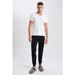 DeFacto Slim Fit V Yaka Basic Kısa Kollu Fanila L4884AZ23AU