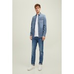 Jack & Jones 12138115 Erkek Jjesherıdan Shırt L/s Noos Denim Gömlek