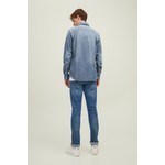 Jack & Jones 12138115 Erkek Jjesherıdan Shırt L/s Noos Denim Gömlek