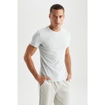 DeFacto Slim Fit Bisiklet Yaka Basic Pijama Üstü V3210AZ22AU