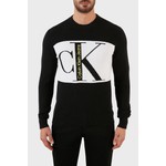 Calvin Klein % 100 Pamuk Logolu Regular Fit Bisiklet Yaka Kazak Erkek Kazak J30J322203 Beh