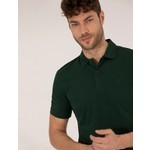 Pierre Cardin Erkek Koyu Yeşil Slim Fit Polo Yaka Basic Tişört 50269606-VR079