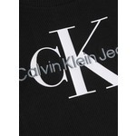 Calvin Klein Jeans Bisiklet Yaka Blok Desenli Siyah Mini Kadın Elbise J20J220754BEH