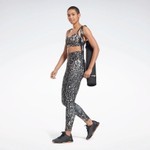 Reebok Lux Strappy Safari Print Kadın Yuvarlak Yaka Sporcu Sütyeni