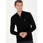 U.s. Polo Assn. Polo Yaka Slim Fit Siyah Erkek Kazak SADAB-SK23