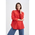 DeFacto Relax Fit Poplin Uzun Kollu Gömlek Tunik Z2251AZ23SP