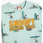 Koton Snoopy Tişört Lisanslı Kısa Kollu Bisiklet Yaka Pamuklu