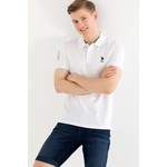 U.S. Polo Assn. Erkek Beyaz Tişört Basic 50264891-VR013