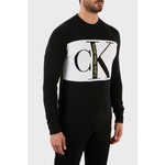 Calvin Klein % 100 Pamuk Logolu Regular Fit Bisiklet Yaka Kazak Erkek Kazak J30J322203 Beh