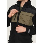 Jack & Jones Dik Yaka Rahat Kesim Siyah-Yeşil Erkek Polar 12247261