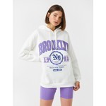 Koton Oversize Baskılı Sweatshirt Kapüşonlu