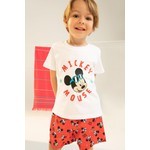 DeFacto Erkek Bebek Disney Mickey & Minnie Tiişört Deniz Şort Takım T4118A222SM