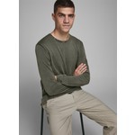 Jack & Jones 12174001 O Yaka Erkek Koyu Yeşil Kazak