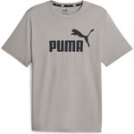 Puma Ess Logo Tee Gri Erkek T-Shirt 58666714