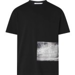 Calvin Klein Jeans Bisiklet Yaka Baskılı Siyah Erkek T-Shirt J30J323223BEH_MOTION Blur Photoprın