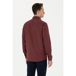 U.s. Polo Assn. Erkek Bordo Basic Gömlek 50271275-VR014