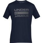 Under Armour Ua Team Issue Wordmark Ss Lacivert Erkek T-Shirt 1329582-408