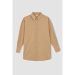 DeFacto Regular Fit Basic Uzun Kollu Gömlek Tunik Z0657AZ22HS