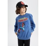 DeFacto Erkek Çocuk Relax Fit Marvel Spiderman Bisiklet Yaka Sweatshirt W4830A622SP